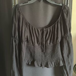 GUESS OFF THE SHOULDER BLOUSE NWOT